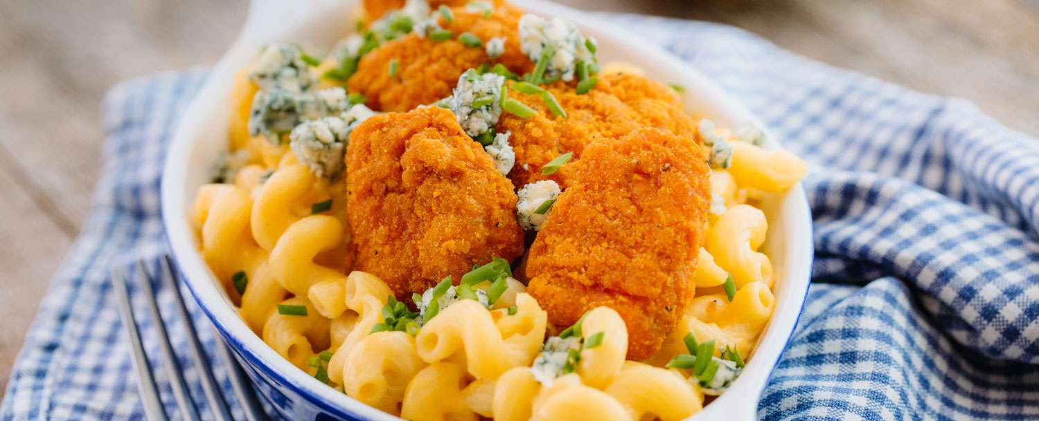 Macaroni With the Chicken Strips